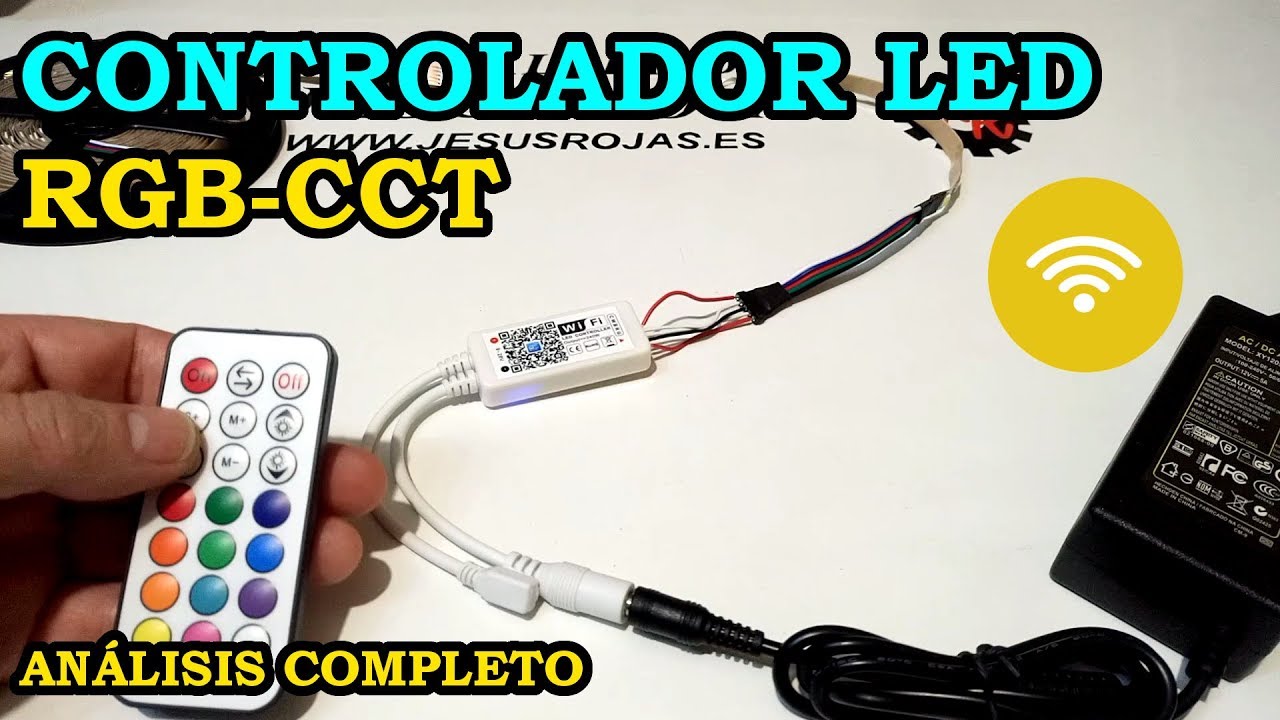 Kit de tira LED RGB Octans USB con control remoto y control WIFI