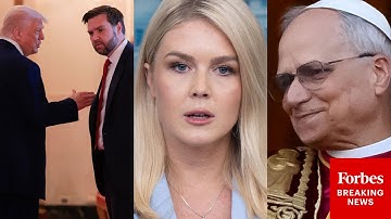 Karoline Leavitt Asked For Comment On Pope Leo XIV