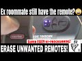  easy howto erase and reprogram genie garage door remotes and keypad