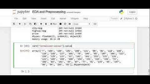 Handling missing values part 2