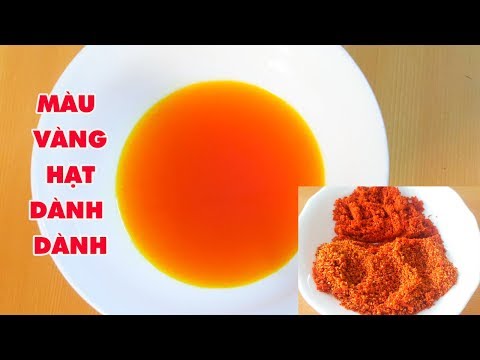 Tuyệt Chiêu TẠO MÀU VÀNG TỰ NHIÊN HẠT DÀNH DÀNH Làm Rau Câu 3d| Mai Rang TV - Kemtrinamda.vn