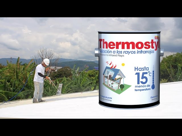 SUR Honduras - Thermostyl es una nueva generación de pintura base agua que  funciona como aislante térmico. Aplicada en el espesor indicado, puede  reducir hasta en 15 °C la temperatura interna de