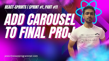 Learn React Spring Library Part 11 | Adding a Basic Carousel to our Landing Page