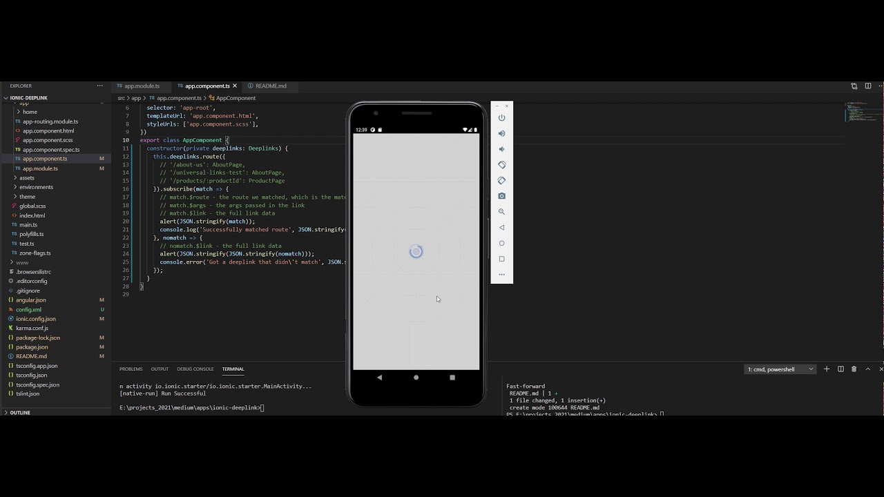 Ionic - Deeplink - YouTube