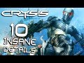 10 Insane Details in CRYSIS 1 [60fps, 4K]