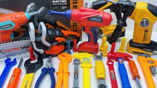 13 Minutes Unboxing, Building Toys,Electric Saw, Hammer, power tools Screw Machine ASMR Toy Reviews