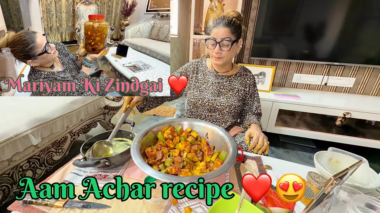 Aam achar Recipe / Mariyam Ki Zindagi ❤️😍