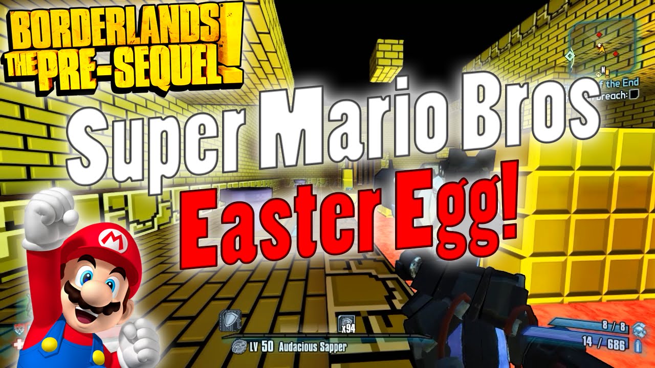 Borderlands: The Pre-Sequel | Super Mario Bros | Easter Egg