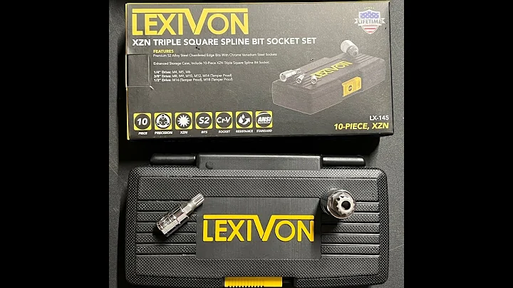 THE MOST FUNCTIONAL TRIPLE SQUARE SOCKETS? LEXIVON XZN Triple Square Spline Bit Socket Set Review