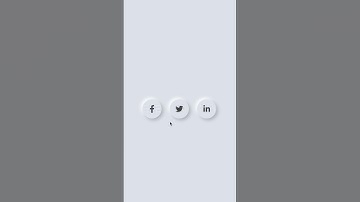 Neumorphic social share buttons || HTML & CSS#shorts #viralshorts