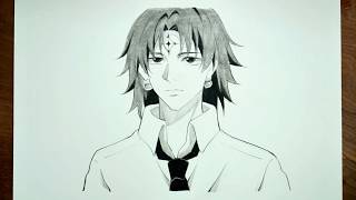 Chrollo Lucilfer Pencil Sketch Drawing | Hunter x Hunter Anime Art
