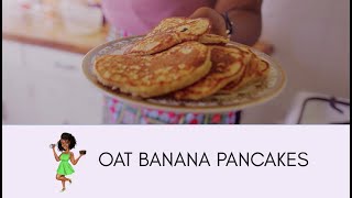 Oat Banana Pancakes (I Made My Own Oat Flour!) | Maureen Kunga | Have Your Cake And Eat It! by Maureen Kunga 67,779 views 5 years ago 7 minutes, 7 seconds