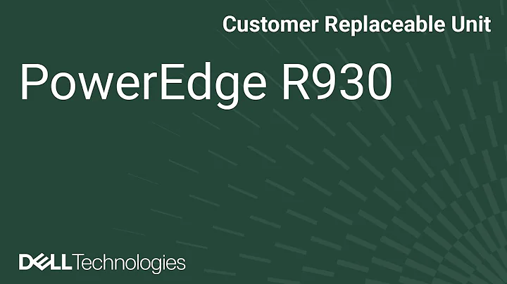 Dell PowerEdge R930: Remove/Install Processors &amp; Heatsinks