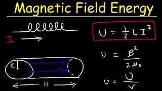 Energy Stored In an Inductor - Magnetic Field Energy Density