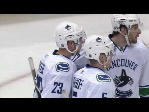 Canucks at Ducks - Alex Edler 2-1 Goal - Pre-Seaso...