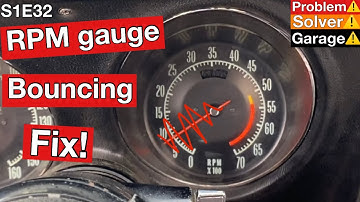 (Electric Tachometer needle bouncing fix) RPM gauge needle bouncing. How to fix bouncing tach