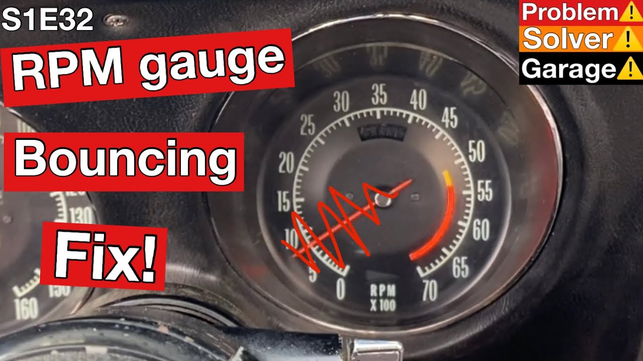  Electric Tachometer Needle Bouncing Fix RPM Gauge Needle Bouncing 