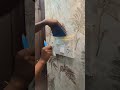 🔥 Precision Wallpaper Cutting & Installation Work ✂️ | Luxury Wall Finish