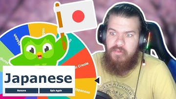 Speedrunning EVERY LANGUAGE on Duolingo (JAPANESE)