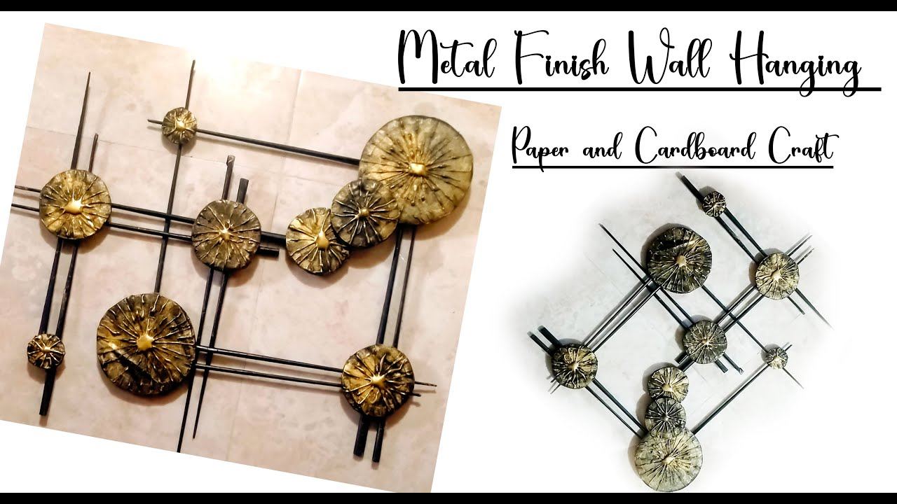 Metal Finish Wall hanging / #viral #craft #diy #easy #papercrafts # ...