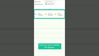 How to add Weather to Calendar in Outlook