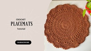 Crochet Round Placemat Tutorial