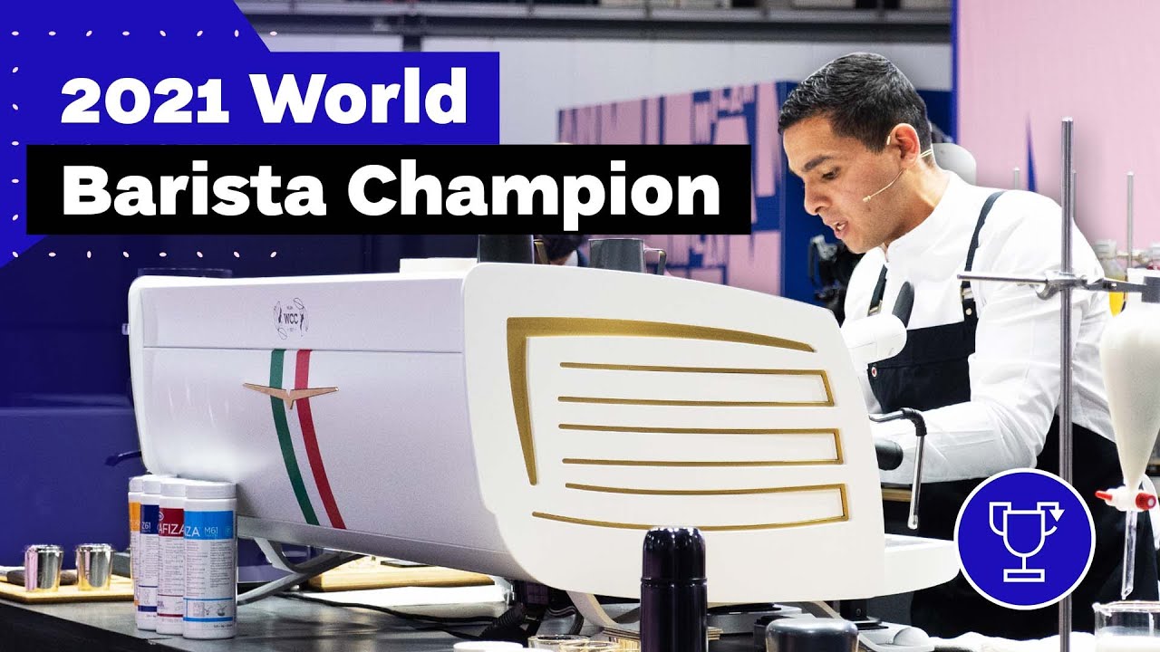 Campeón Mundial de Barismo 2021: Diego Campos, Colombia ☕️ 🇨🇴 #shorts