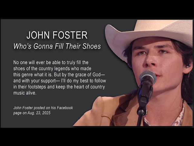 John Foster – Who's Gonna Fill Their Shoes