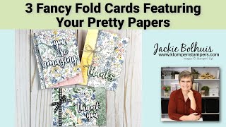How Do You Make Fancy Fold Cards Extra Fun? Use Designer Paper!