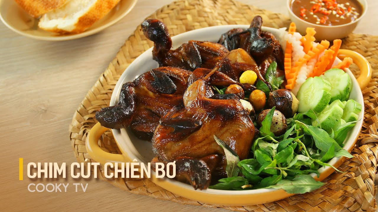 Cút Chiên Bơ Cách Làm Cút Chiên Bơ Đơn Giản Tại Nhà Cooky TV YouTube