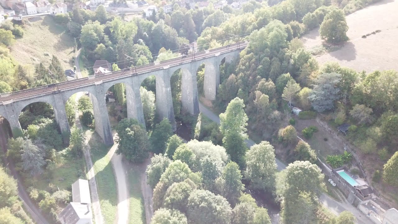 Drone Pierre Buffiere, France