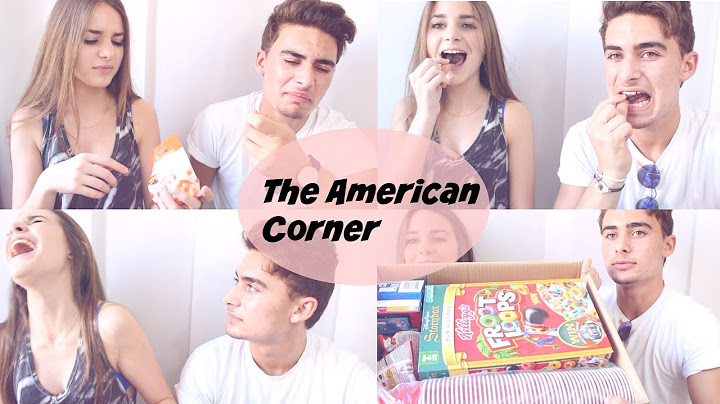 [The American Corner] Degustation+concours en barre d'info !!!