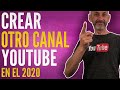 Cómo Crear Otro Canal de Youtube con la Misma Cuenta. Fácil y Rápido