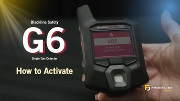 How to Activate the Blackline Safety G6 Single Gas Detector