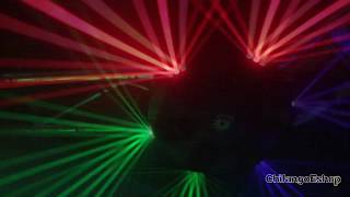 Vídeo: LUZ DISCO LASER ROTATORIO UFO RGB 700mw
