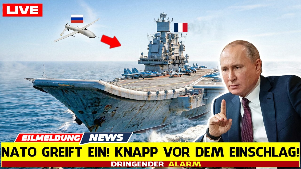 ALBTRAUM 3. MÄRZ: NATO fängt russische Drohne Frankreichs Flugzeugträger ab!