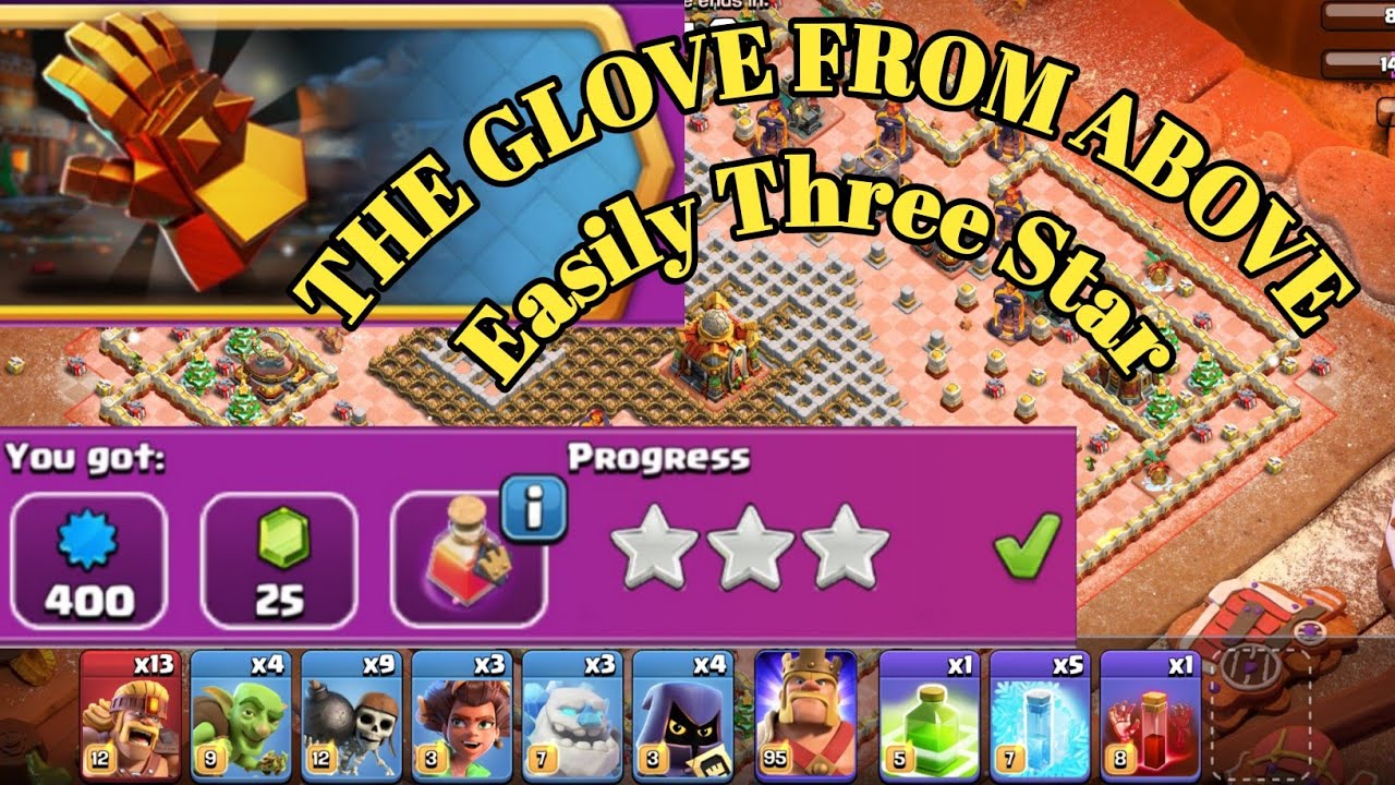 𝐆𝐞𝐭 𝐓𝐡𝐫𝐞𝐞 𝐒𝐭𝐚𝐫 𝐄𝐚𝐬𝐢𝐥𝐲 |𝐓𝐡𝐞 𝐆𝐥𝐨𝐯𝐞 𝐅𝐫𝐨𝐦 𝐀𝐛𝐨𝐯𝐞 𝐂𝐡𝐚𝐥𝐥𝐞𝐧𝐠𝐞| (𝐂𝐥𝐚𝐬𝐡 𝐎𝐟 𝐂𝐥𝐚𝐧𝐬) |𝐍𝐞𝐰 𝐄𝐯𝐞𝐧𝐭 𝐀𝐭𝐭𝐚𝐜𝐤 (𝐂𝐎𝐂)