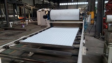 Gypsum ceiling PVC laminating machine|gypsum ceiling tile board machine|drywall gypsum board machine