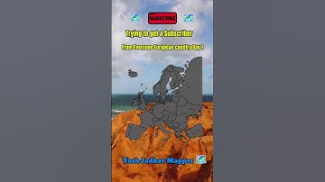Trying to get a Subscriber from every European country Day 1 #europe #maps #viral #fyp #geography