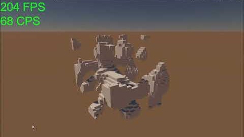 Unity Multithreaded Voxel Mesh Generator