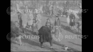 1929 QUIRKY: Egg Rolling at Preston