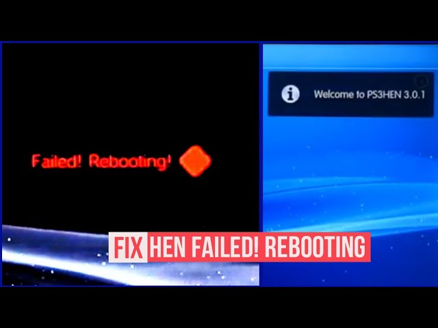 Failed rebooting