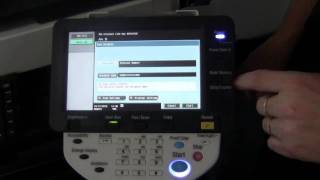 How to scan to USB Memory Stick on  Konica Minolta bizhub C220/C280/C360