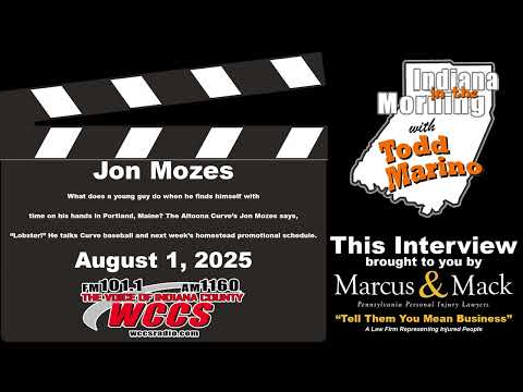 Indiana in the Morning Interview: Jon Mozes (8-1-25)
