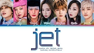 SMTOWN Jet Lyrics Eunhuk Hyo Taeyong Jaemin Sungchan Winter Giselle Jet Lyrics
