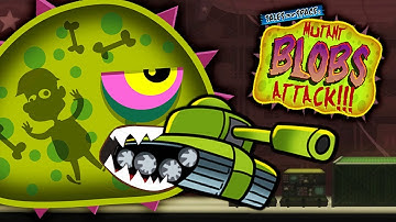 ХИЩНЫЙ СЛИЗЕНЬ МУТАНТ ест ТАНКИ игра про ГОЛОДНОГО СЛИЗНЯ Tales from Space: Mutant Blobs Attack