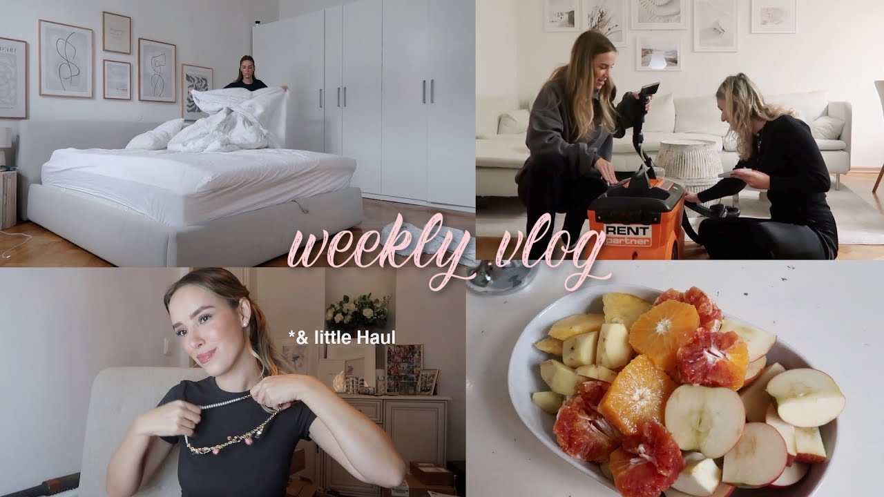 week in my life: Wohnung deep cleanen, healthy habits & little haul //Hannah