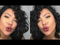 Bantu Knot out on Natural Hair ( Blow Out and Flat Ironed Hair)