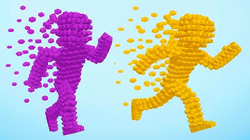 Stickman Pixel Rush - Gameplay Walkthrough - All Levels (IOS, Android)