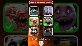 Guess the MONSTERS VOICE - Skibidi Monster, Choo Choo Charles, Cursed Thomas